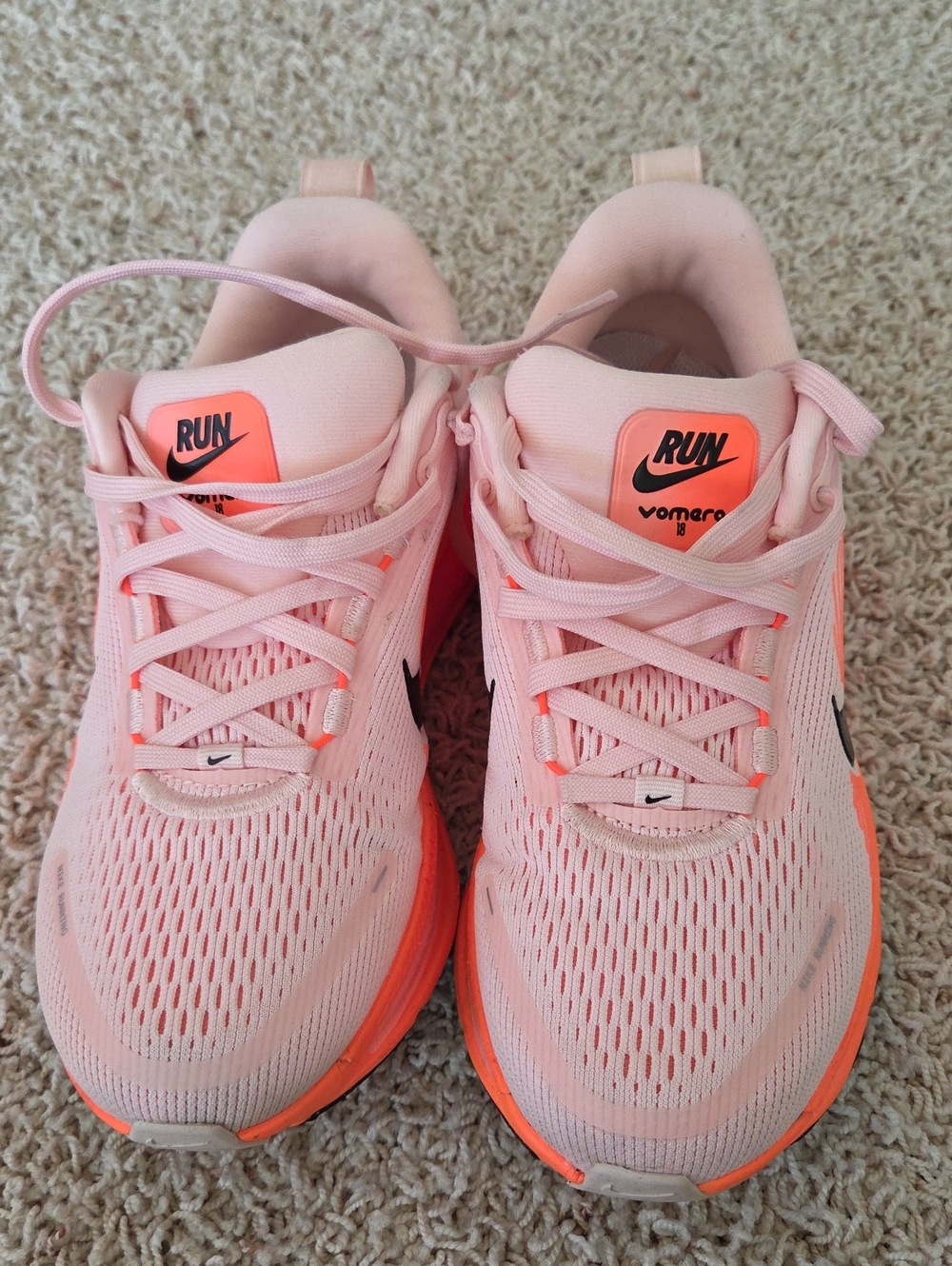 Nike Women’s Pink & Orange ZoomX Running Shoes - Picture 3 of 12